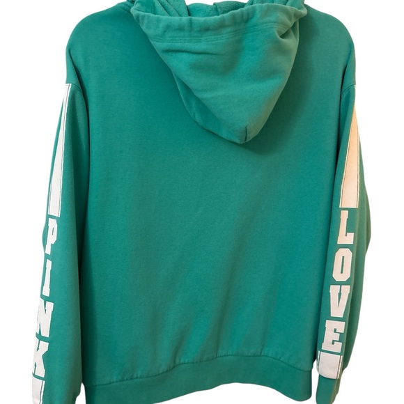 PINK Victoria’s Secret Y2K Size S Seafoam green hoodie excellent condition - Picture 3 of 5